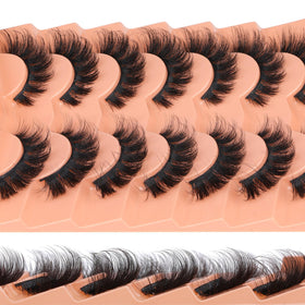 JIMIRE Mink Lashes in beauty setup with makeup tools