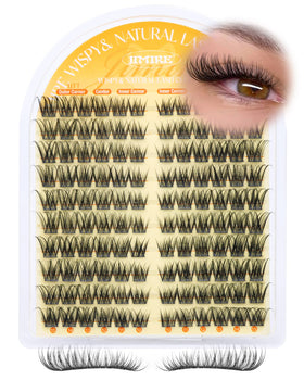 JIMIRE Natural Lash Clusters Cat Eye in hand
