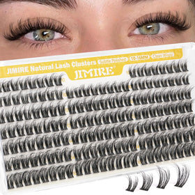 JIMIRE Spider Lash Clusters front view showing various lengths