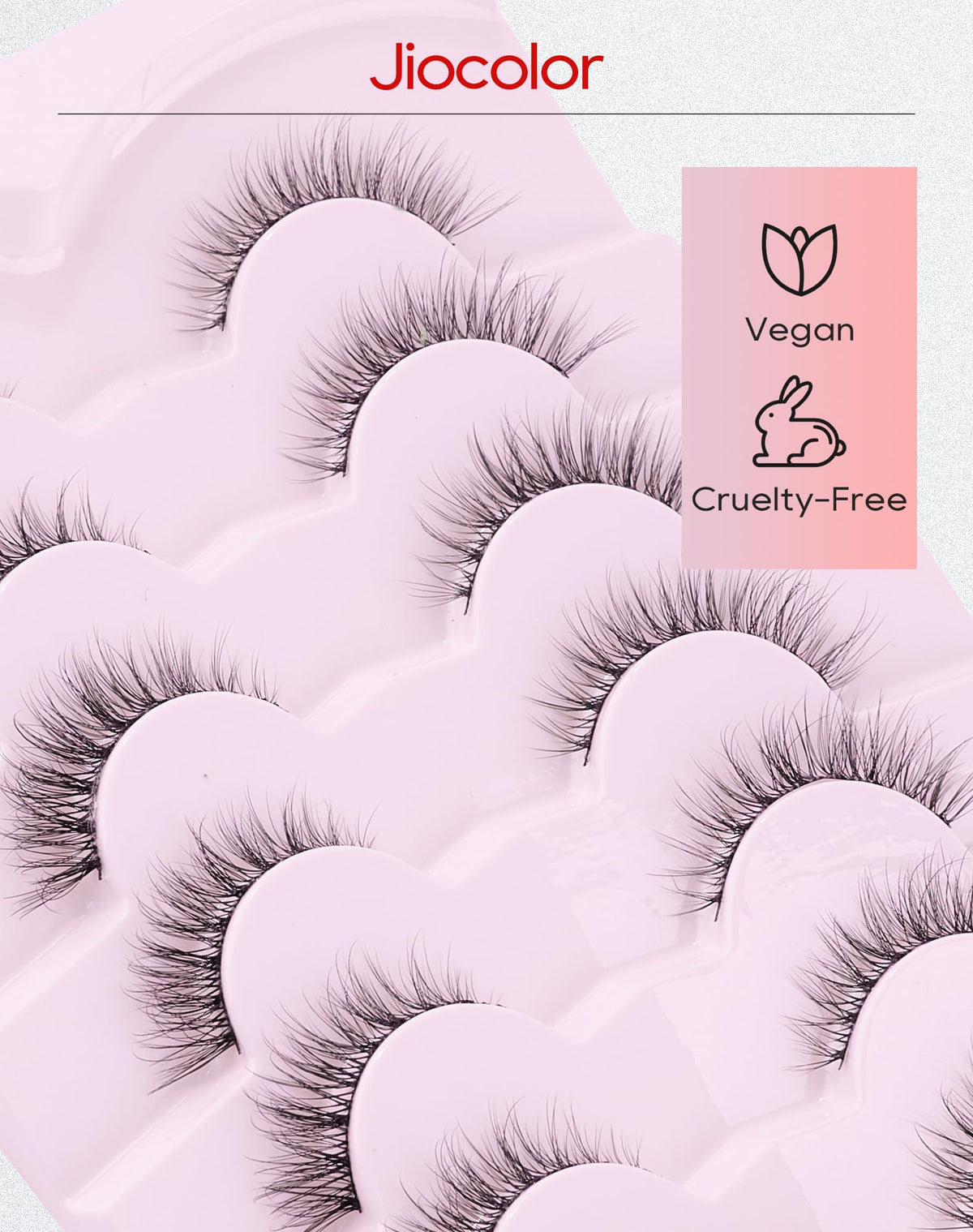 Jiocolor false eyelashes packaging