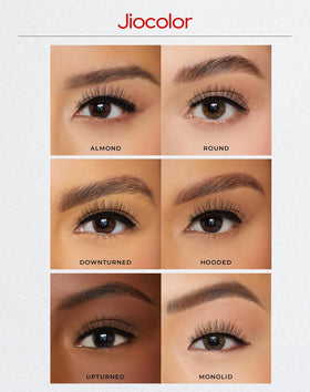 Jiocolor false eyelashes showing flexible lash band