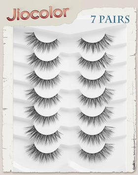 Jiocolor Faux Mink Lashes in packaging with cotton band detail