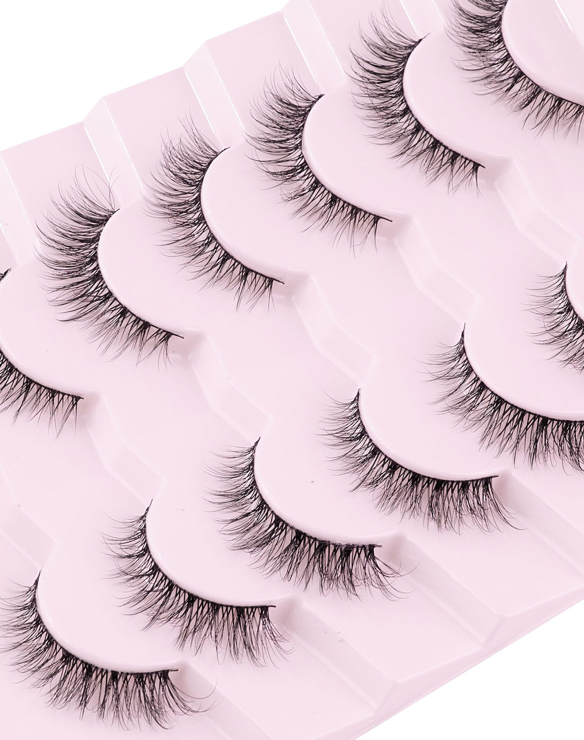 Jiocolor lashes displayed on a makeup table
