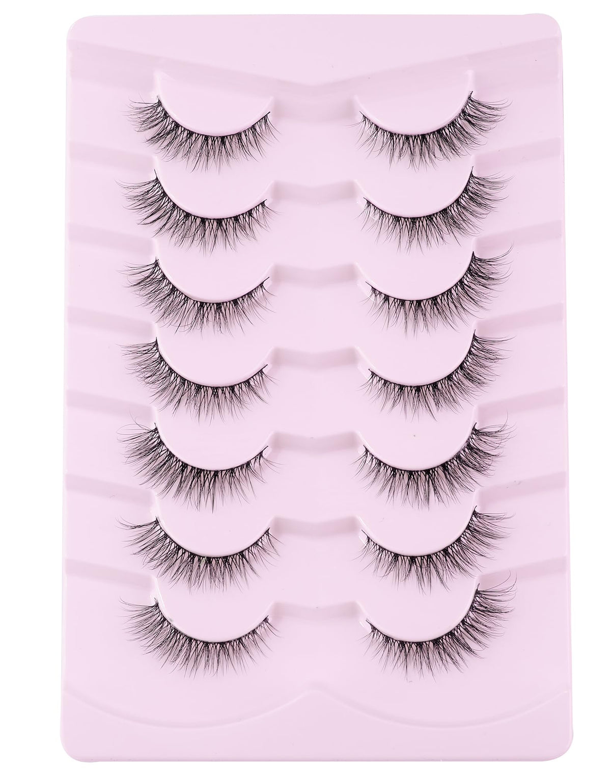 Jiocolor lashes with ultra-thin band close-up