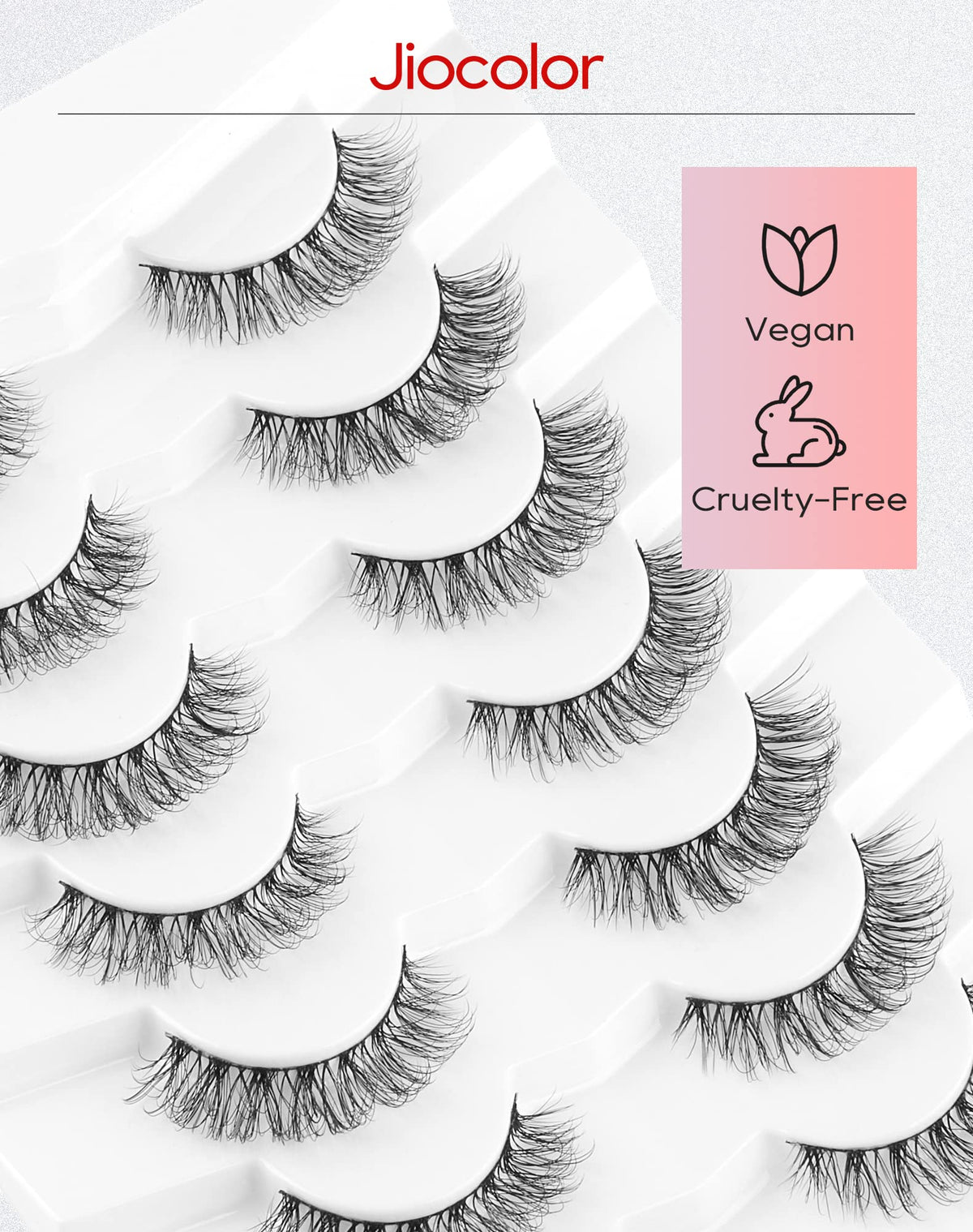 Jiocolor Natural False Eyelashes in a lifestyle setting