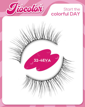 Jiocolor Short Lashes Natural Look Wispy packaging