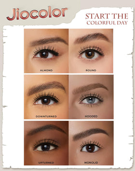 Jiocolor Short Wispy False Lashes with cotton band detail