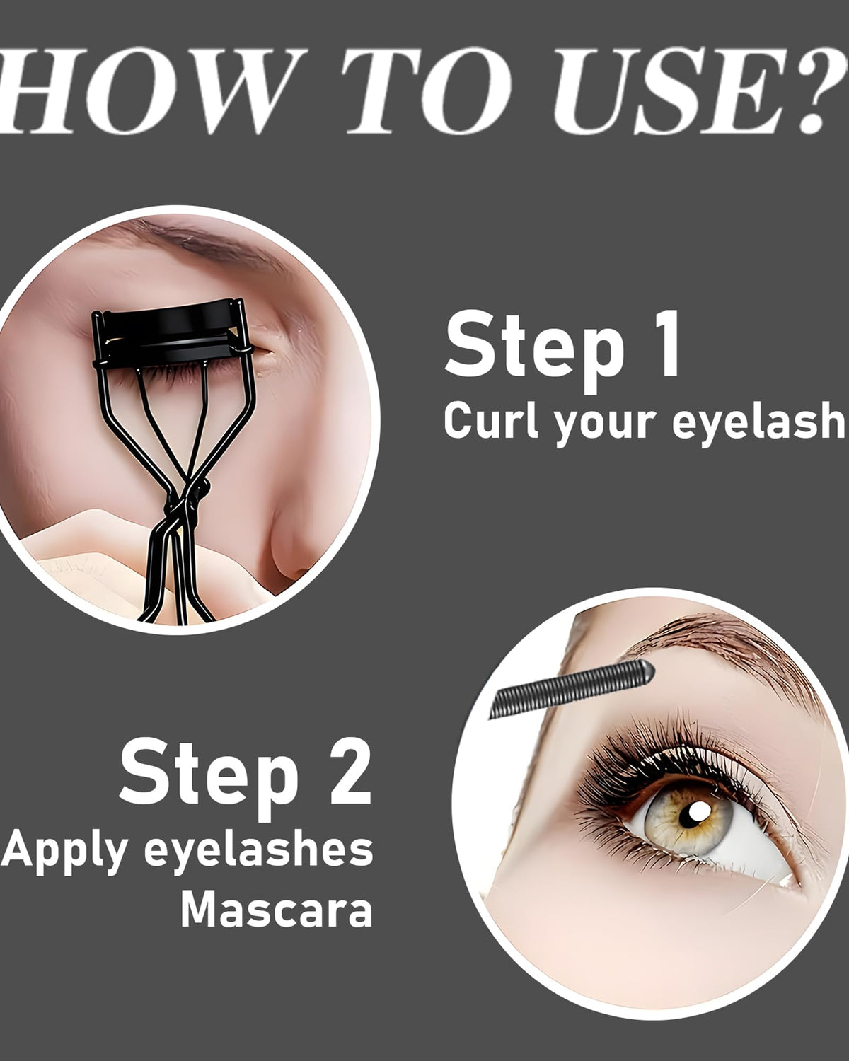 Jiodama Waterproof Tubing Telescopic Mascara Brown in lifestyle setting