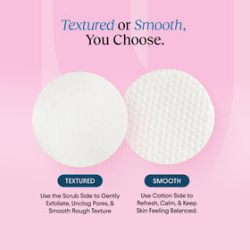 JIYU Cleansing Polish Pads side view of container