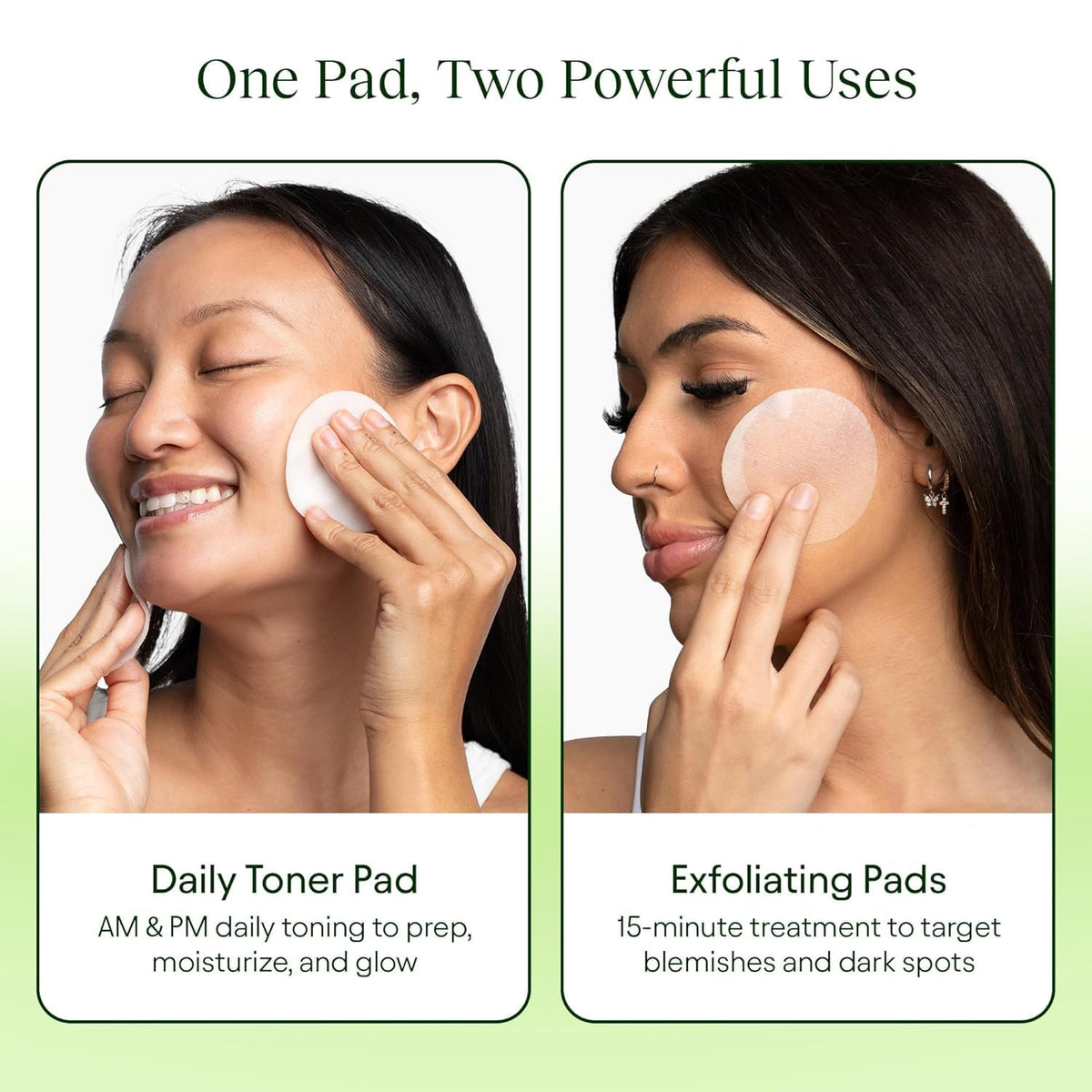 JIYU Toning Polish Pads side view showing product details
