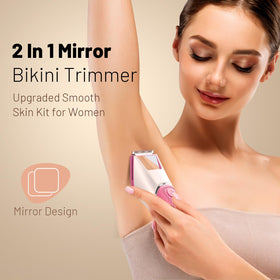 JMJDYITAO Bikini Trimmer side view with integrated mirror