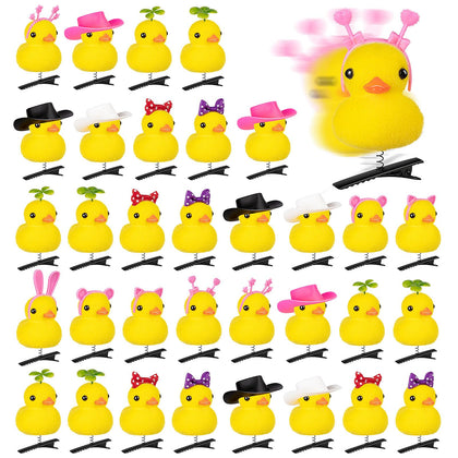 JMZYJZH 36Pcs Duck Hair Clips assorted styles front view
