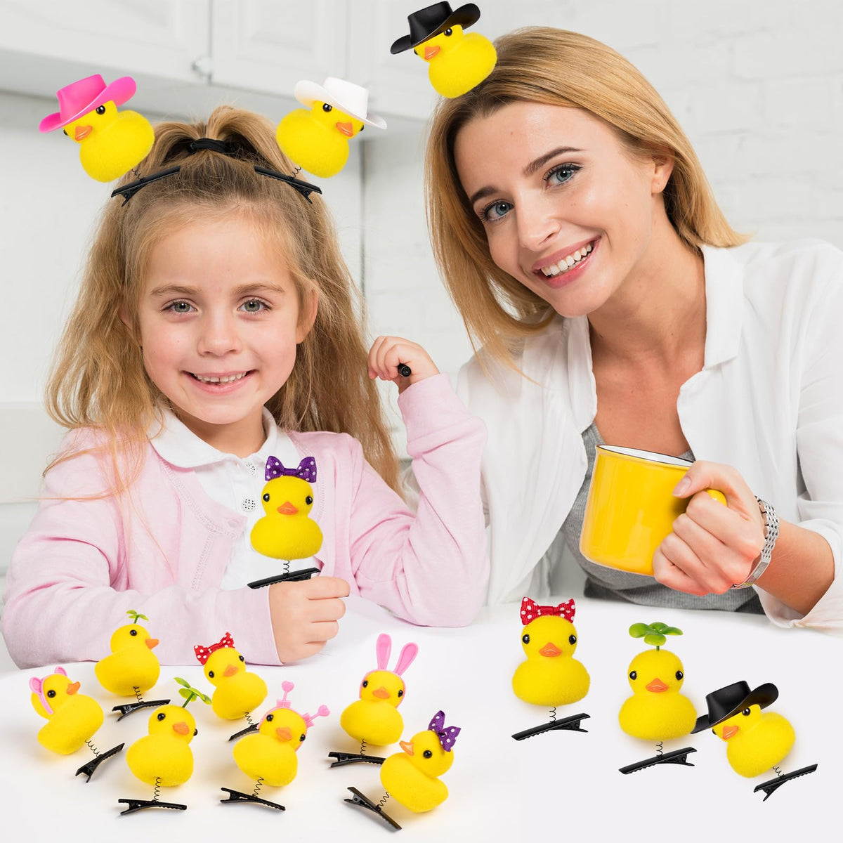 JMZYJZH duck hair clips in a gift box