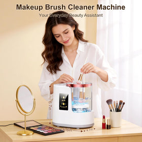 Jnconser Electric Makeup Brush Cleaner with beauty sponges