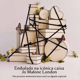 Jo Malone Lime Basil and Mandarin Body Wash on a bathroom shelf