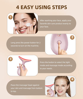 Jobazok Facial Massager demonstrating gentle vibration