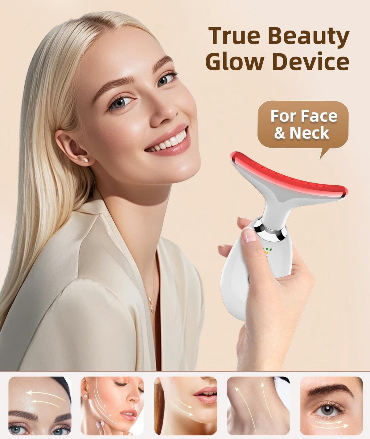 Jobazok Facial Massager user manual and packaging