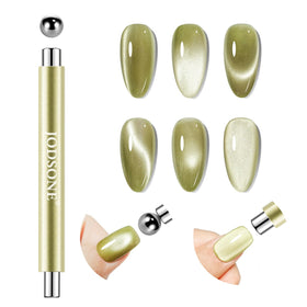 JODSONE 3-in-1 Cat Eye Magnet Nail Art Tool front view