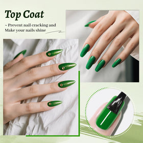 JODSONE 3Pcs 10ml Top Coat bottle close-up