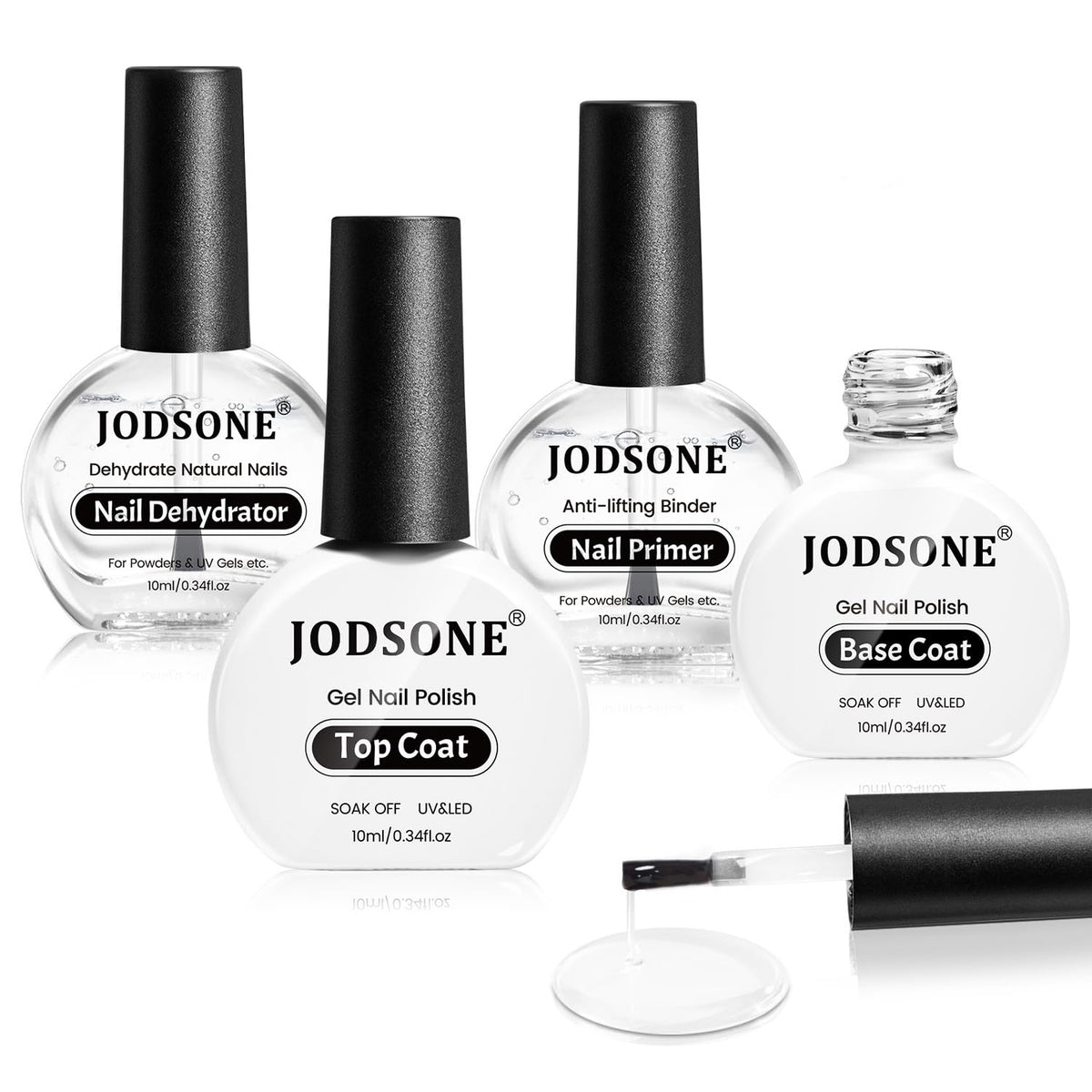 JODSONE 4-piece nail dehydrator kit front view with all components