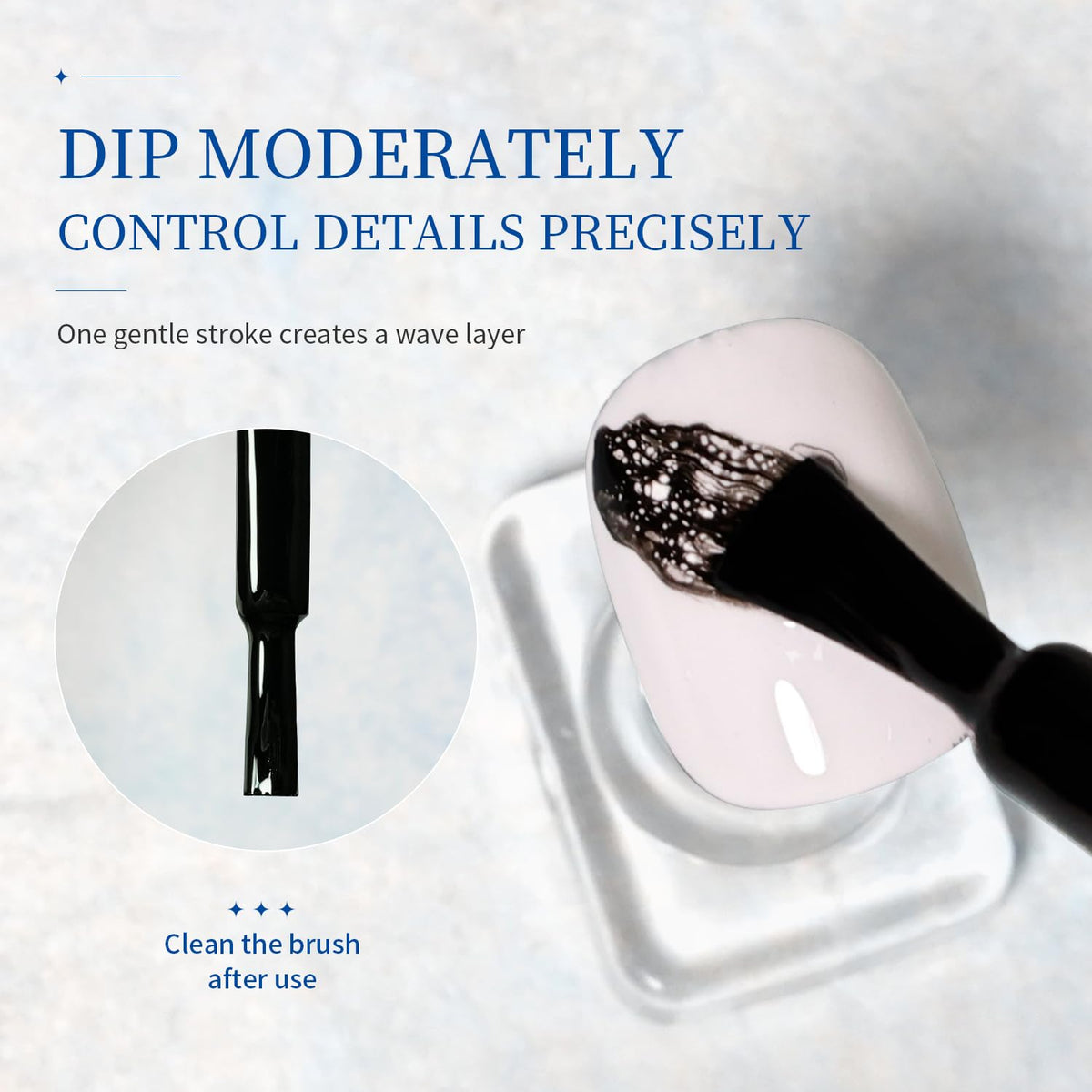 JODSONE Blooming Wave Nail Gel curing under UV lamp
