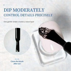 JODSONE Blooming Wave Nail Gel curing under UV lamp