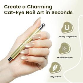 JODSONE Cat Eye Magnet Tool demonstrating galaxy nail effect