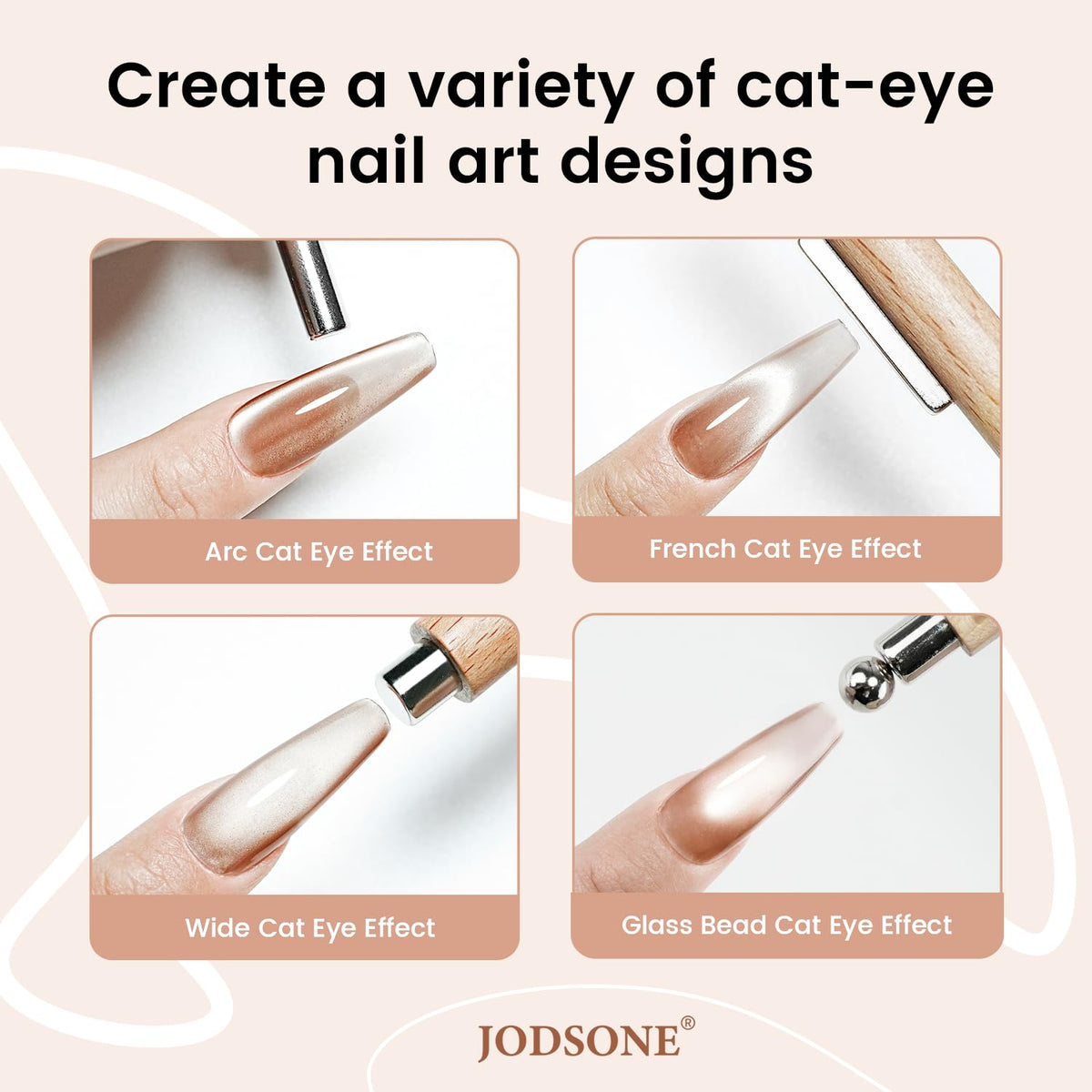 JODSONE Cat Eye Magnet Tool with 8mm cylinder magnet displayed