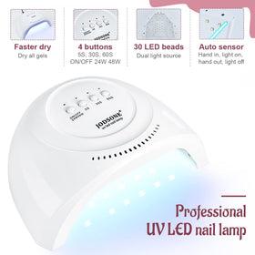 JODSONE gel nail polish application on nails