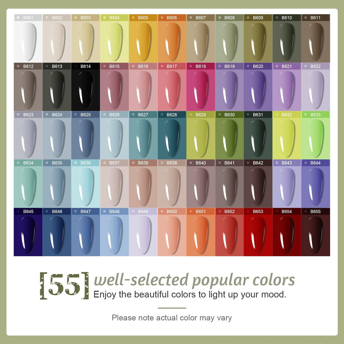 JODSONE gel nail polish application with tools and lamp