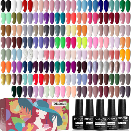 JODSONE Gel Nail Polish Kit 100 PCS with 95 colours