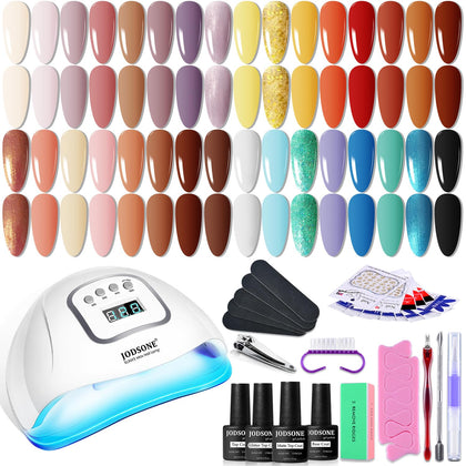 JODSONE Gel Nail Polish Kit 36 Pcs with UV Light front view