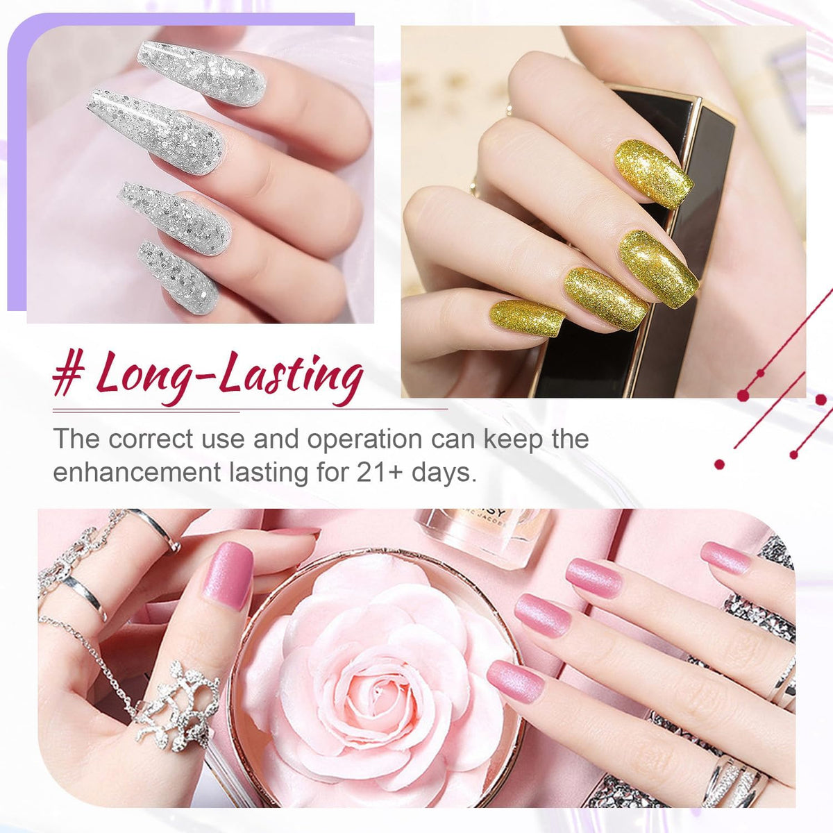JODSONE Gel Nail Polish Kit accessories and tools
