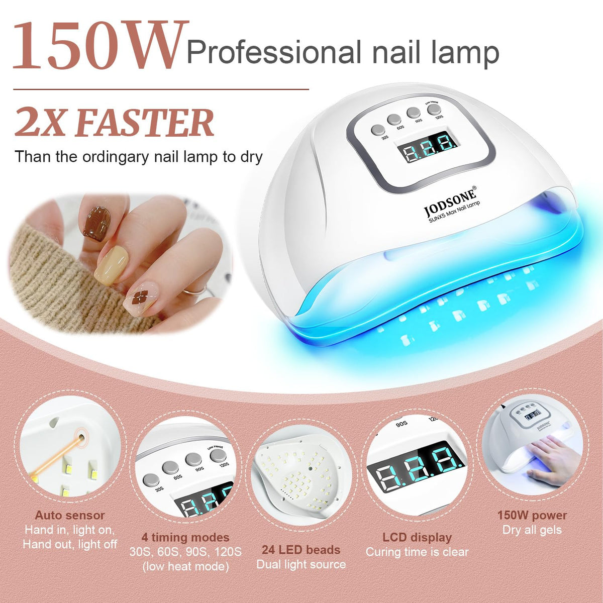 JODSONE Gel Nail Polish Kit packaging