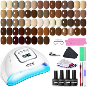 JODSONE Gel Nail Polish Kit with UV Light front view