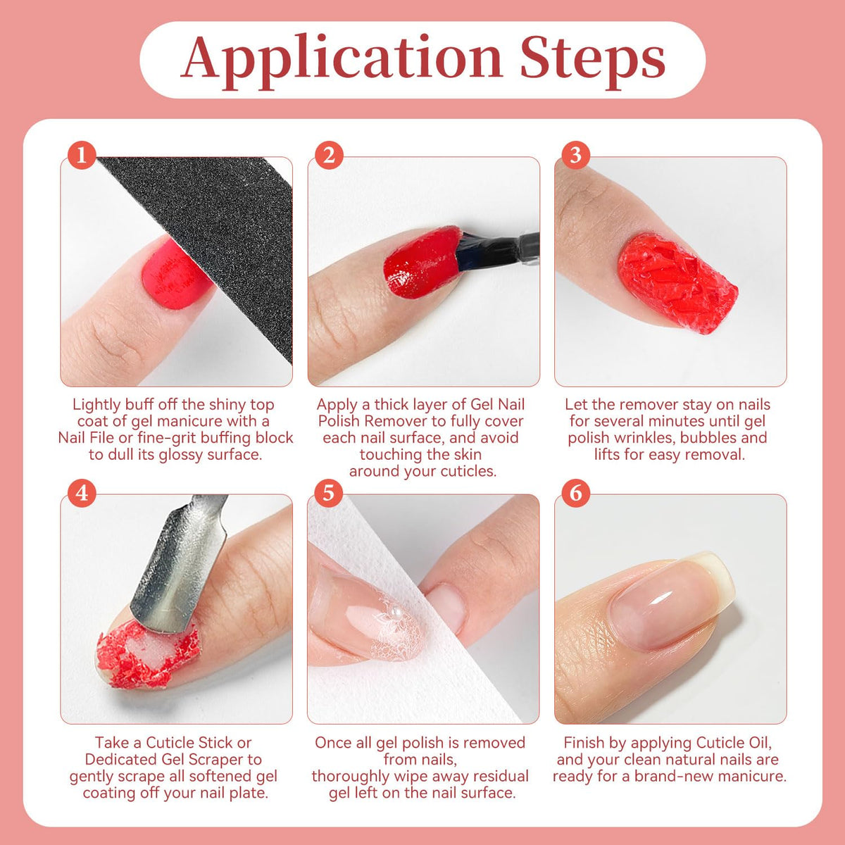 JODSONE Gel Nail Polish Remover 15ML packaging details