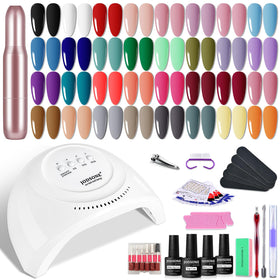 JODSONE Gel Nail Polish Set with nail drill and lamp