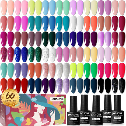 JODSONE Gel Nail Polish Starter Kit 55 bottles front view