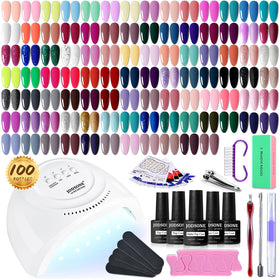 JODSONE Gel Nail Polish Starter Kit with UV Light front view