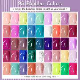JODSONE Gel Nail Polish vibrant colours displayed