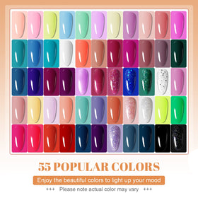 JODSONE gel nail polish with base and top coats