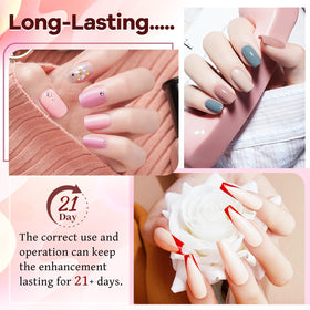 JODSONE gel nail polish with glossy and glitter finishes