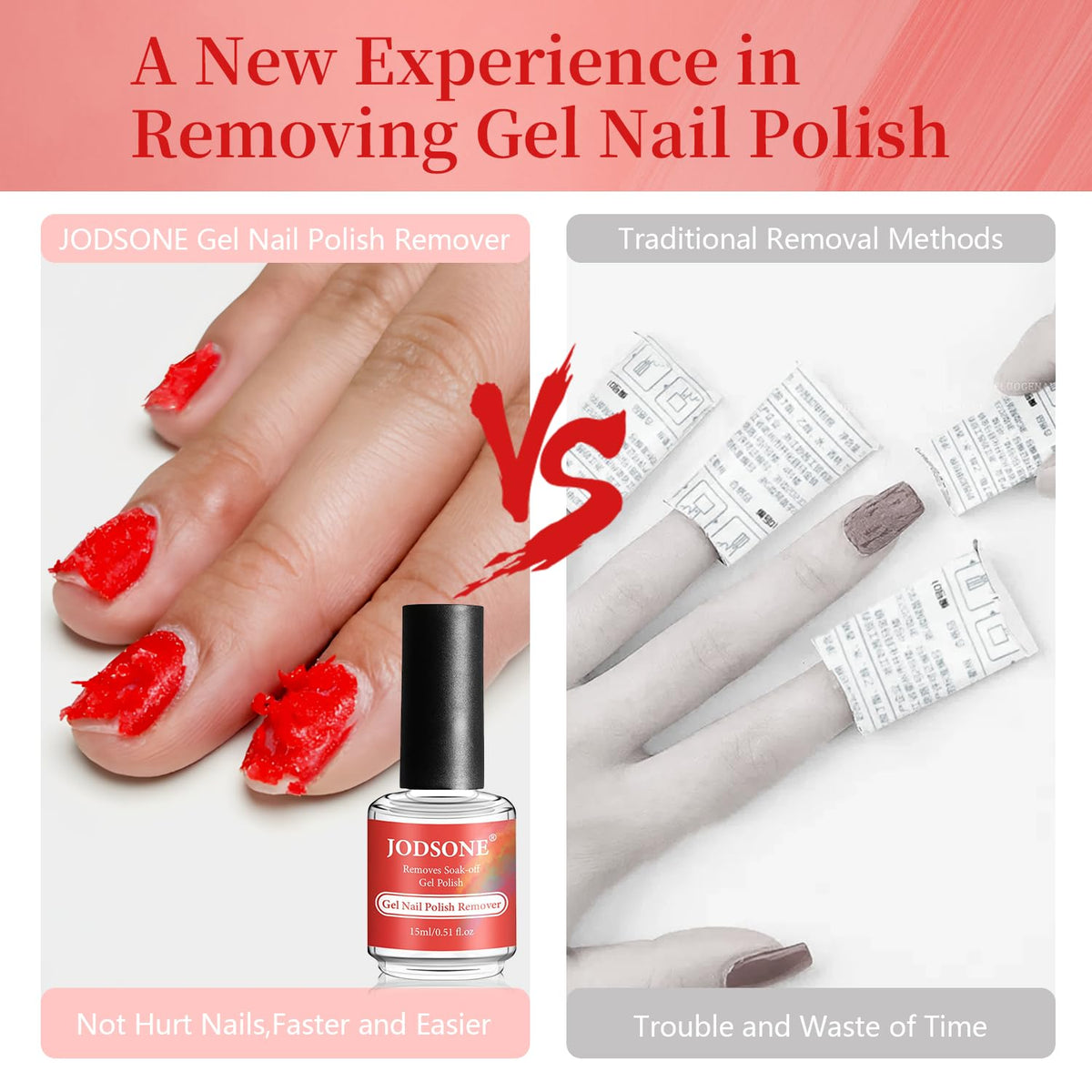 JODSONE Gel Nail Remover alongside nail care items