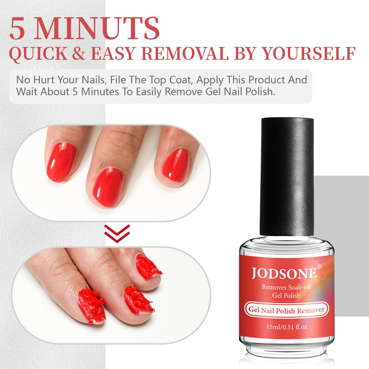JODSONE Gel Nail Remover with application tools