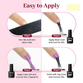 JODSONE gel polish kit with tools and accessories