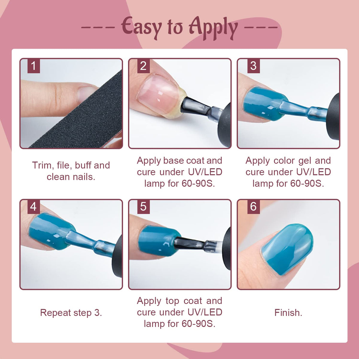 JODSONE glossy and matte top coats