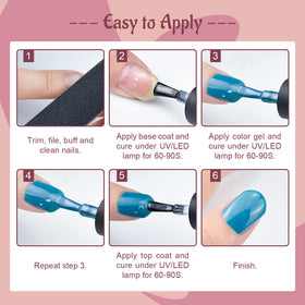 JODSONE glossy and matte top coats