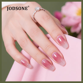 JODSONE jelly gel nail polish set displayed on a manicure table