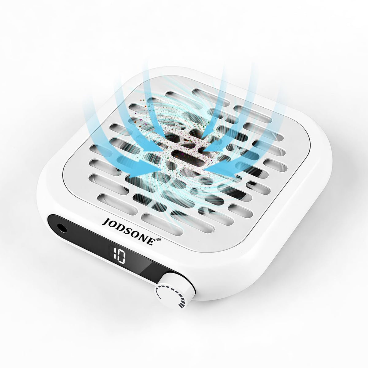 JODSONE Mini Nail Dust Collector front view with white finish