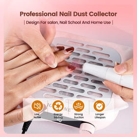 JODSONE Mini Nail Dust Collector in use at a nail salon